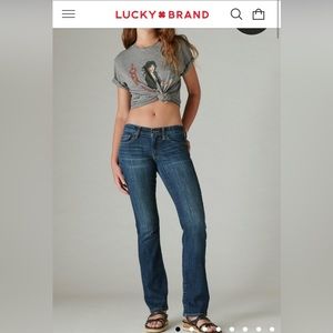 Lucky brand mid rise boot Jeans